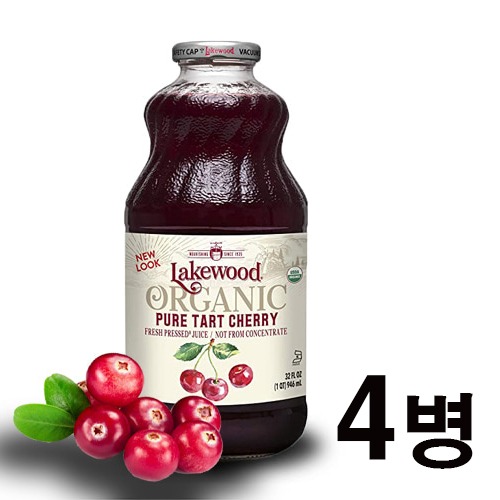 레이크우드 유기농 타트체리 주스 /4병(무료배송)